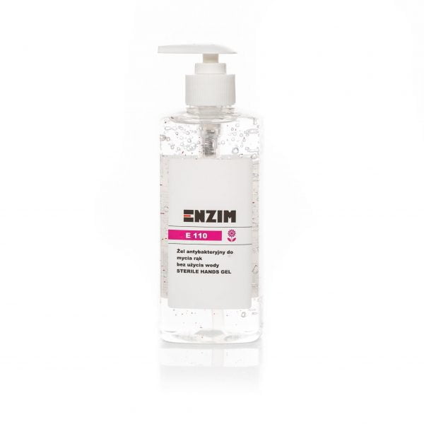 E 110 - Żel antybakteryjny do mycia rąk bez użycia wody STERILE HANDS GEL 500ml
