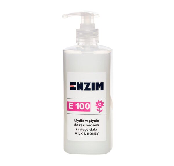 E 100 – Mydło w płynie do rąk i całego ciała MILK & HONEY 500 ml