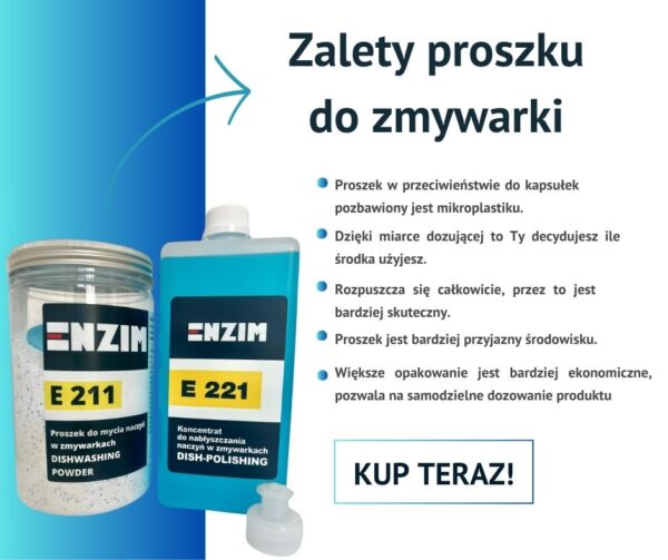 E 221 – Koncentrat do nabłyszczania naczyń w zmywarkach DISH-POLISHING - obrazek 2